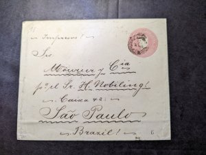 1891 Argentina Cover to Sao Paulo Brazil