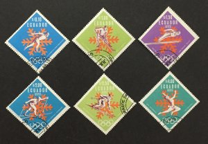 Ecuador 1968 #755-5e, 1968 Winter Olympics, Used/CTO.