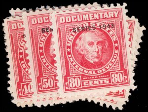 U.S. REV. DATED REDS R361-72  Mint (ID # 114259)