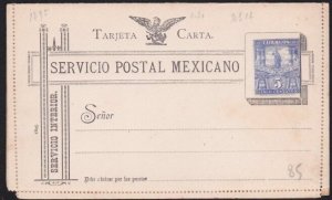 MEXICO Early lettercard - unused...........................................a5000