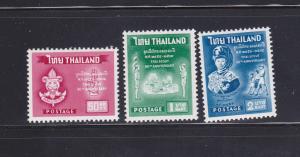 Thailand 370-372 Set MH Boy Scouts (C)