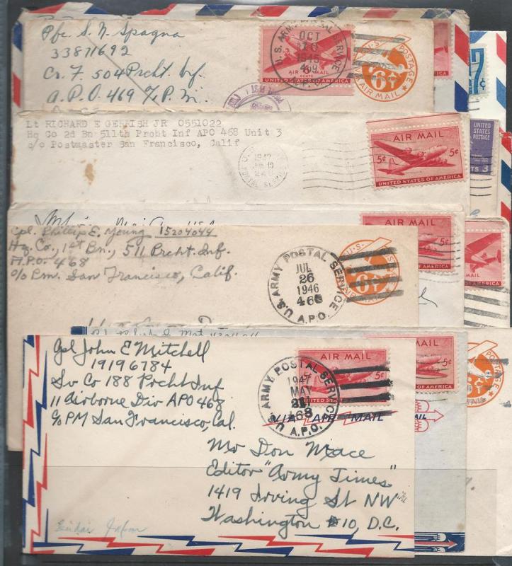 A.P.O. & U.S. Navy Postmark Collection, U.S.A.