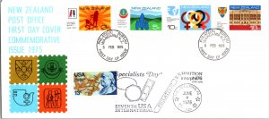 New Zealand, Worldwide First Day Cover, United States, Pennsylvania, Stamp Co...