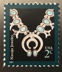 2007 USA Stamp #3753 2c Navajo Jewelry Necklace - Mint NH