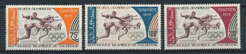 Mauritania - Munich Olympic Games MNH Stamps Set (1972) 