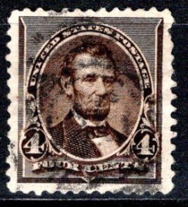 United States Scott # 222, used