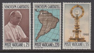 Vatican City 461-463 MNH VF