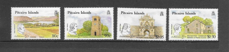 PITCAIRN ISLANDS #332-5  TIES TO ENGLAND  MNH