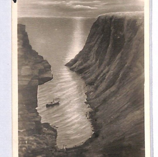 NORWAY Polar Sea Card ARCTIC *NORDKAPP* Cachet 1930 North Cape USA {samwells}PH6