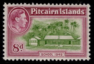 PITCAIRN ISLANDS GVI SG6a, 8d olive-green & magenta, NH MINT. Cat £24.