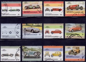 St.Vincent Grenadines, Union Island, 1986, Antique, Vintage Cars, used*