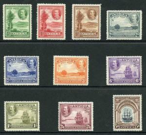 Antigua SG81/90 1932 Tercentenary Set of 10 M/Mint