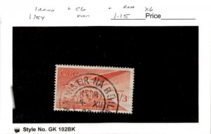 Ireland, Postage Stamp, #C6 Used, 1949 Airmail (AB)