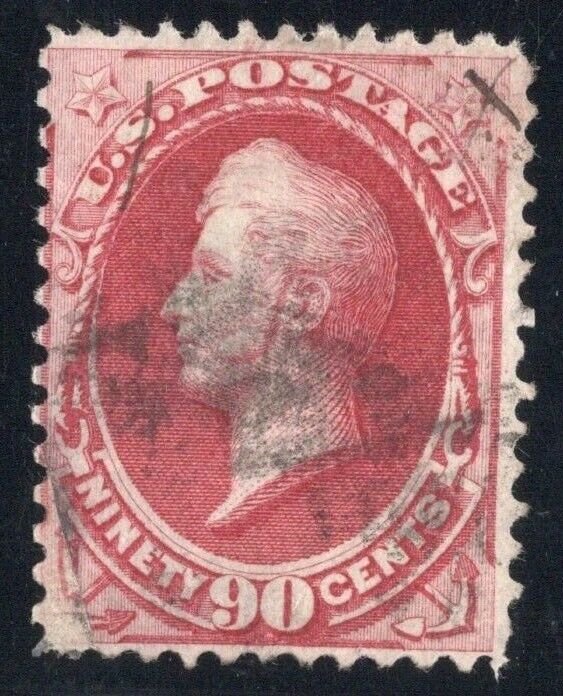 Scott #144 Used w/Cert. Faulty but Attractive - See Cert SCV. $2250 (Ross 4/18) 