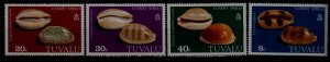 Tuvalu 129-32 MNH Shells SCV1.75