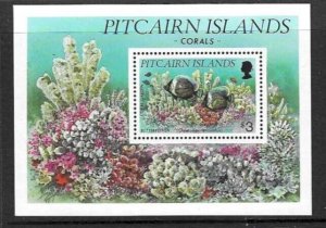 PITCAIRN ISLANDS SGMS457 1994 CORALS MNH