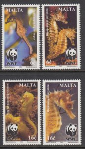 Malta 1071-1074 Marine Life MNH VF