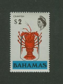 BAHAMAS 1971 $2 CRAWFISH MNH