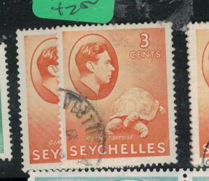 Seychelles SG 136a, 136ab VFU (9eoj) 