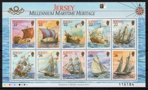 Jersey 950g MNH Sailing Ships London Stamp Show Emblem ZAYIX 0424M0086M