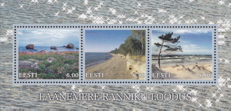 Estonia 2001 #424 MNH. Baltic landscapes