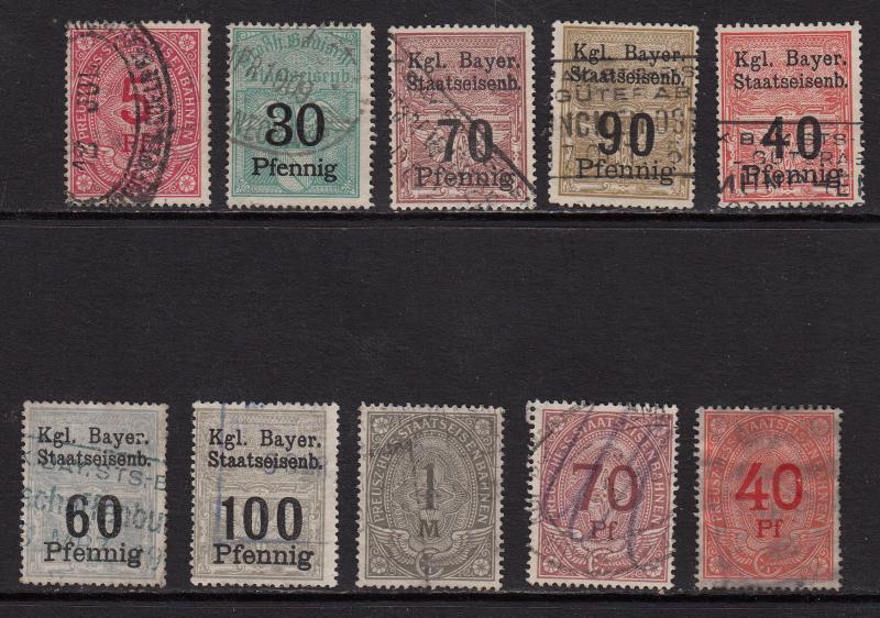 German States, Bavaria and Prussia/Hess Revenues, See description