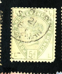 GREAT BRITAIN #104 USED FINE TINY CREASE Cat $210