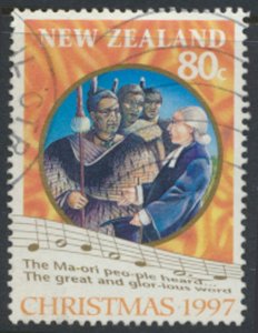 New Zealand  SC# 1454  Used  Christmas 1997 see details & scans
