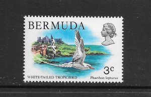 BIRDS - BERMUDA #363  WHITE TAILED TROPICBIRD   MNH