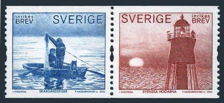 Sweden 2443 ab pair,MNH. Gronkopings Veckoblad Satirical Newspaper,100,2002.