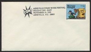 Asheville Comic Book Festival Nov 25, 1995, Barney Google **ANY 5=FREE SHIP** 