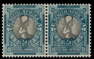 SOUTH AFRICA GVI SG75cd, ½d grey & blue-green, M MINT. Cat £11.