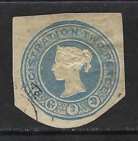 GREAT BRITAIN CUT SQUARE Z8-108