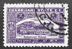 India-Charkari State Scott #30 School (1931) Used