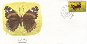 Turkey FDC SC# 2372 Red Admiral Butterfly L365