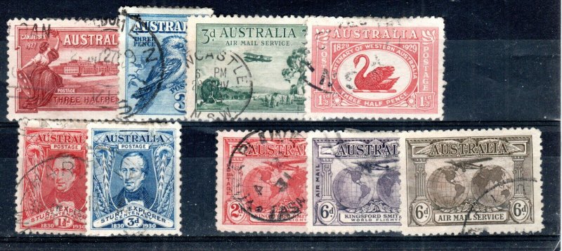 Australia 1927-31 Editions on Stockcard Fu CDS-