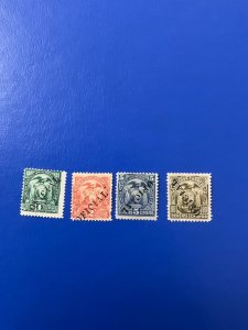 Stamps Ecuador Scott 07-10 hinged