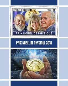 Z08 IMPERF TG190147b TOGO 2019 Nobel Prize in Physics MNH ** Postfrisch