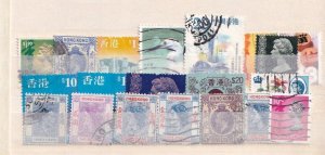 SA22k Hong Kong various selection of used stamps