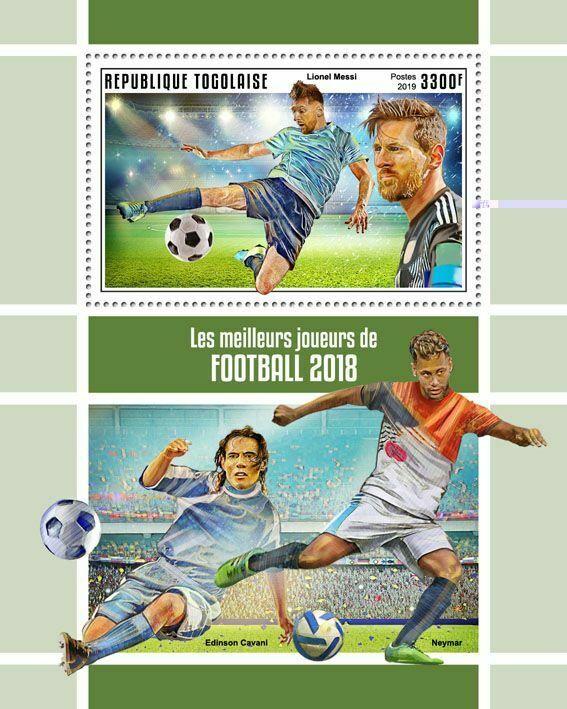 Z08 TG190142b TOGO 2019 The best football players MNH ** Postfrisch