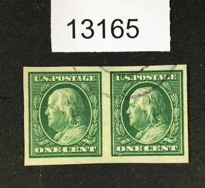 MOMEN: US STAMPS  # 343 PAIR VF/XF USED LOT #13165