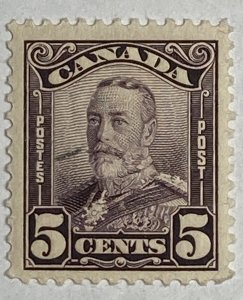 CANADA 1928-29 #153 King George V 'Scroll' Issue  - MNH w dirty spo...
