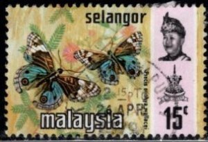 Malaysia - Selangor  #133 Butterfly Type - Used