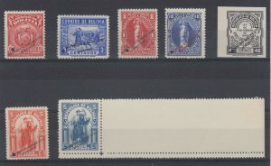 BOLIVIA 1884-1945 FULL RUN OF WATERLOW SPECIMENS 7 PERF PROOFS + SPECIMEN RARE! 