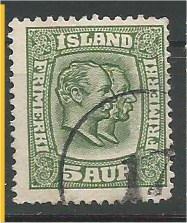 ICELAND, 1907, used 5a, Kings Scott 74