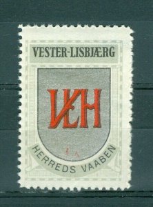 Denmark. Poster Stamp 1940/42. Mnh. District: Vester-Lisberg.Coats Of Arms: