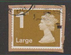 GB QE II Machin SG U2972 - 1st Large Gold  - MA10 - Source  F 