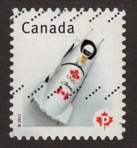 Used 2502a Canadian Pride, Flag on Bobsled