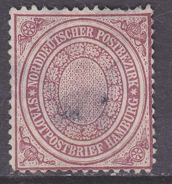 N German Confed sc#24 1869 1/2s Oval MNG