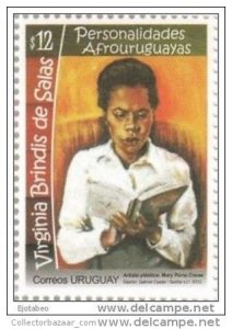 BLACK HERITAGE SLAVE LIBERTY WOMAN RIGHTS BOOK URUGUAY 2012 MNH STAMP Sc #2402